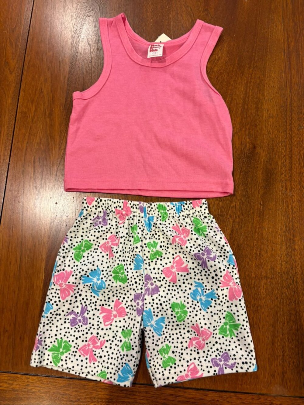 NWT, Vintage, Park Bench Kids Toddler Tank and Shorts, size 2T